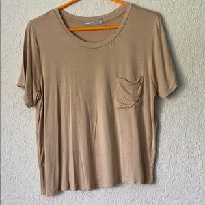 Tan Basic T-Shirt | Medium